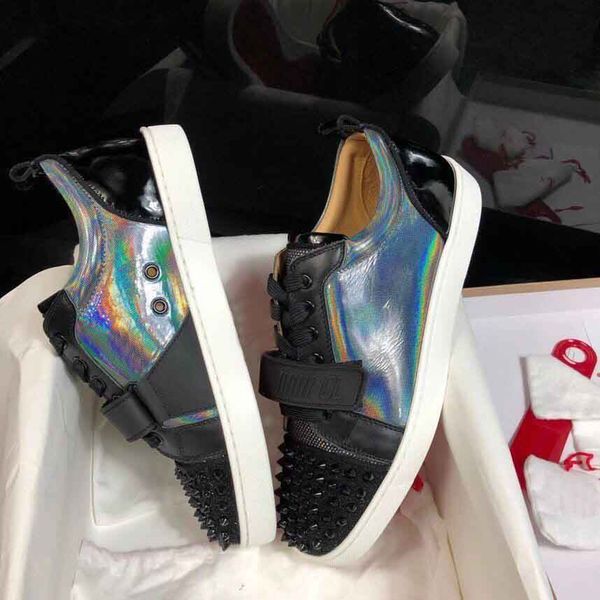 wholesale designer red bottom sneaker men printed leather brand-new walking junior spikes casual sports comfort chaussure, Black
wholesale designer red bottom sneaker men printed leather brand-new walking junior spikes casual sports comfort chaussure, Black