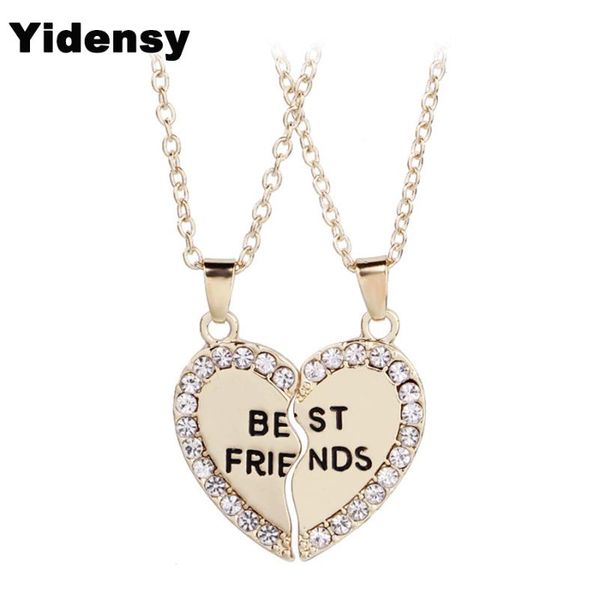 chains yidensy fashion broken heart friends necklace gold silver color crystal rhinestone charms chian choker for birthday jewelry
chains yidensy fashion broken heart friends necklace gold silver color crystal rhinestone charms chian choker for birthday jewelry
