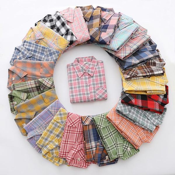2020 new women long sleeve shirts excellent quality female plaid shirt loose blouses fresh casual design lady clothes1, White
2020 new women long sleeve shirts excellent quality female plaid shirt loose blouses fresh casual design lady clothes1, White