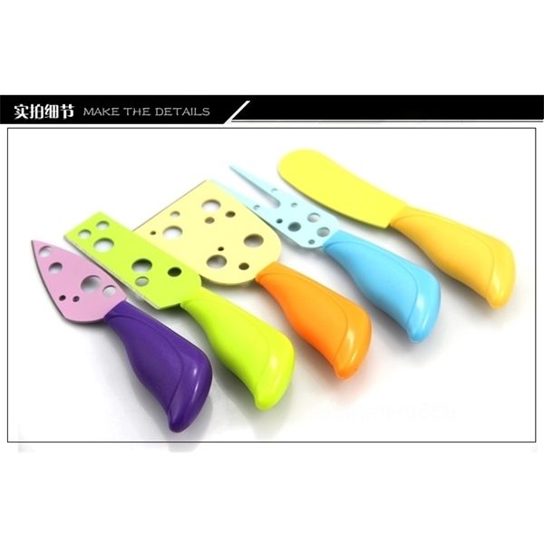 a-eco-friendly stainless steel classic 5 pcs/set set fork butter knife muti-color cheese cutter kitchen cooking gadge
a-eco-friendly stainless steel classic 5 pcs/set set fork butter knife muti-color cheese cutter kitchen cooking gadge