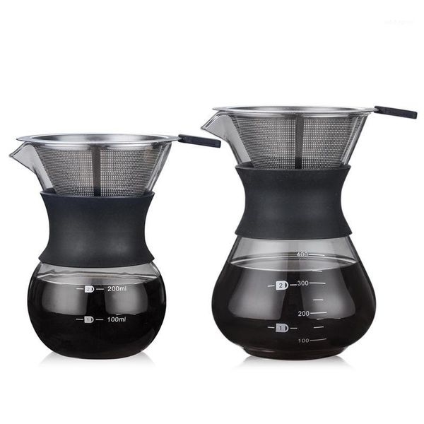 coffee pots glass kettle w/ stainless steel filter drip brewing brewer pot barista pour over maker1
coffee pots glass kettle w/ stainless steel filter drip brewing brewer pot barista pour over maker1