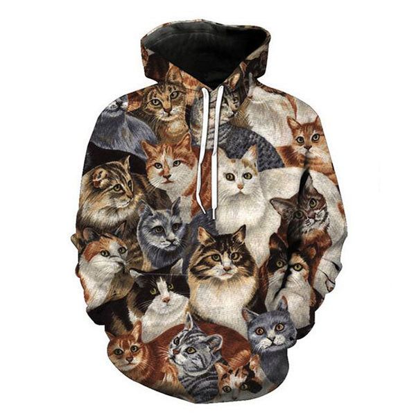 2021 new fashion sweatshirt men / women 3d hoodies print cat slim stylish hooded hoodies ls021, Black
2021 new fashion sweatshirt men / women 3d hoodies print cat slim stylish hooded hoodies ls021, Black