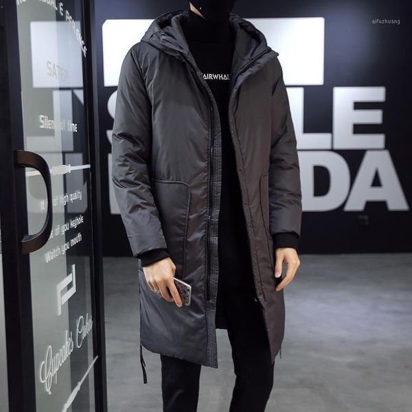 winter men's long parkas coat hooded thick warm new outwear casual fashion l61, Black
winter men's long parkas coat hooded thick warm new outwear casual fashion l61, Black