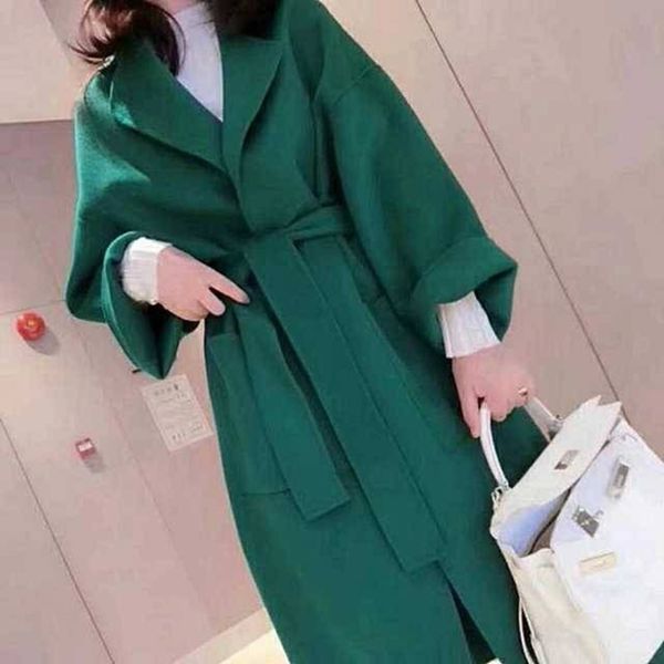 korean double-sided cashmere ladies 2020 solid color women's mid-length hand-stitched wool hepburn wind woolen coat l948, Black
korean double-sided cashmere ladies 2020 solid color women's mid-length hand-stitched wool hepburn wind woolen coat l948, Black