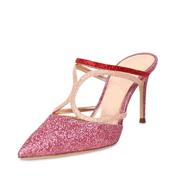 slippers women's in high heels, pink shoes, sequined sequins, sandals, tl-a0295. ww8v, Black
slippers women's in high heels, pink shoes, sequined sequins, sandals, tl-a0295. ww8v, Black