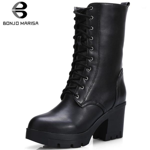 boots bonjomarisa big size 34-43 ladies high chunky heels booties shoes lace platform woman autumn ankle women 20211, Black
boots bonjomarisa big size 34-43 ladies high chunky heels booties shoes lace platform woman autumn ankle women 20211, Black