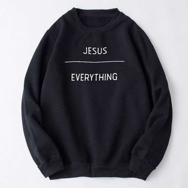 jesus everything graphic harajuku 100% cotton sweatshirt women fashion aesthetic christian pullover casual long sleeve, Black
jesus everything graphic harajuku 100% cotton sweatshirt women fashion aesthetic christian pullover casual long sleeve, Black