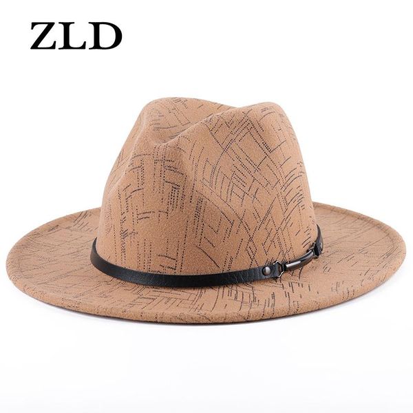 zld fashion men women vintage jazz cap new wool fedoras hat black belt buckle decoration autumn winter casual ladies caps, Blue;gray
zld fashion men women vintage jazz cap new wool fedoras hat black belt buckle decoration autumn winter casual ladies caps, Blue;gray
