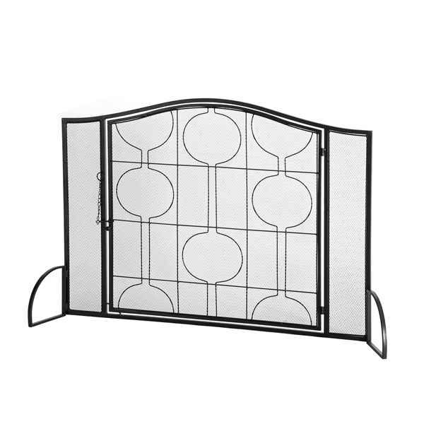 living room decoration wrought iron fireplace screen single door mesh with geometric pattern black us in stock
living room decoration wrought iron fireplace screen single door mesh with geometric pattern black us in stock