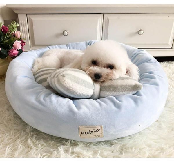 pet dog bed mats round puppy pads winter warm velvet soft lounger sofa for kitten puppy cat litter nest kennel with pillow supplies
pet dog bed mats round puppy pads winter warm velvet soft lounger sofa for kitten puppy cat litter nest kennel with pillow supplies