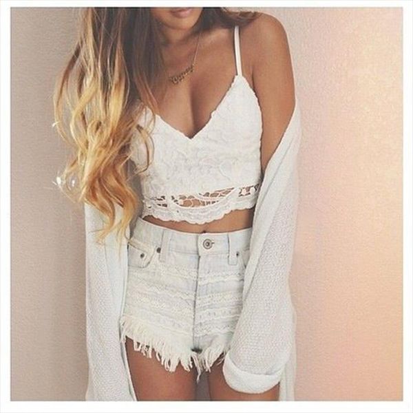 crop fashion lace cropped female tank camisole women floral lace crop v neck bra bralette vest halter crochet, White
crop fashion lace cropped female tank camisole women floral lace crop v neck bra bralette vest halter crochet, White