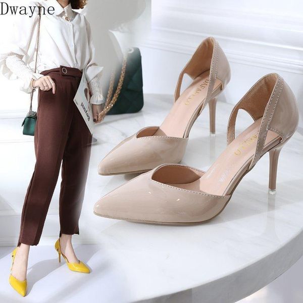 dress shoes elegant banquet pumps temperament womens stiletto high heels shallow mouth patent leather pointed single shoes1, Black
dress shoes elegant banquet pumps temperament womens stiletto high heels shallow mouth patent leather pointed single shoes1, Black