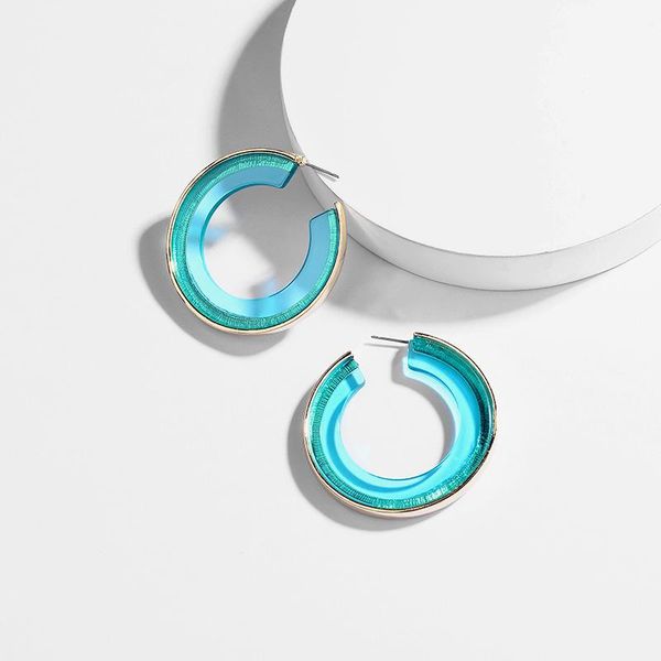 new design round acrylic hoop earrings transparent clear lucite resin earring hoops for women, Golden;silver
new design round acrylic hoop earrings transparent clear lucite resin earring hoops for women, Golden;silver
