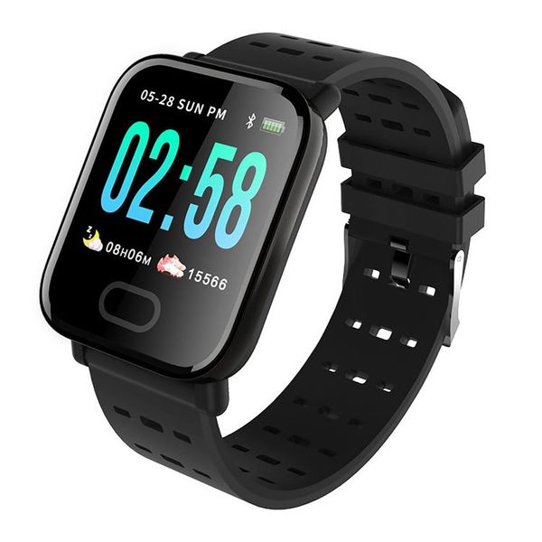 a6 intelligent wristband, color screen, waterproof sports watch, heart rate, blood prsure and sleep control, m20
a6 intelligent wristband, color screen, waterproof sports watch, heart rate, blood prsure and sleep control, m20