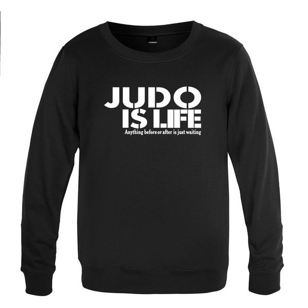 new creative round neck sweater men's long sleeve casual pullover judo is life, Gray
new creative round neck sweater men's long sleeve casual pullover judo is life, Gray