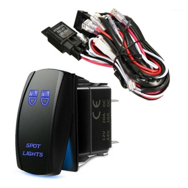 1pc 12v universal conversion resistant wiring harness replacement parts work light illuminated kit rocker switch1
1pc 12v universal conversion resistant wiring harness replacement parts work light illuminated kit rocker switch1