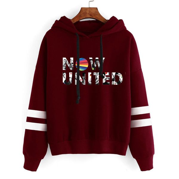 now united teenager boys girls hoodie sweatshirt autumn winter women men white strips streetwear hooded fleece cotton pul c0127, Black
now united teenager boys girls hoodie sweatshirt autumn winter women men white strips streetwear hooded fleece cotton pul c0127, Black