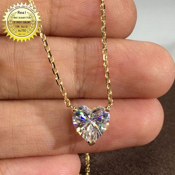 chains au750 18k solid gold necklace 1ct moissanite diamond dvvs color with national certificate, Silver
chains au750 18k solid gold necklace 1ct moissanite diamond dvvs color with national certificate, Silver