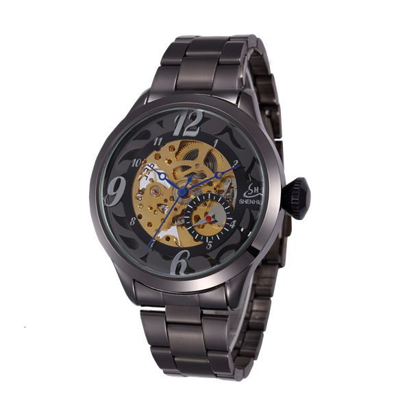 band shenhua automatic watch mechanical men's steel lqcxr, Slivery;brown
band shenhua automatic watch mechanical men's steel lqcxr, Slivery;brown