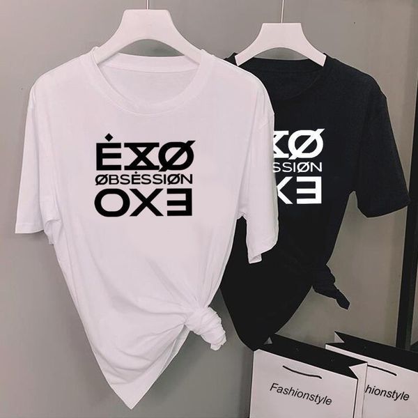 fashion letter printed tshirt women kpop exo obsession t-shirt casual short sleeve tee shirt fasns clothes, White
fashion letter printed tshirt women kpop exo obsession t-shirt casual short sleeve tee shirt fasns clothes, White
