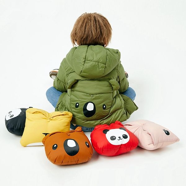 new autumn and winter children's lightweight down jacket, Blue;gray