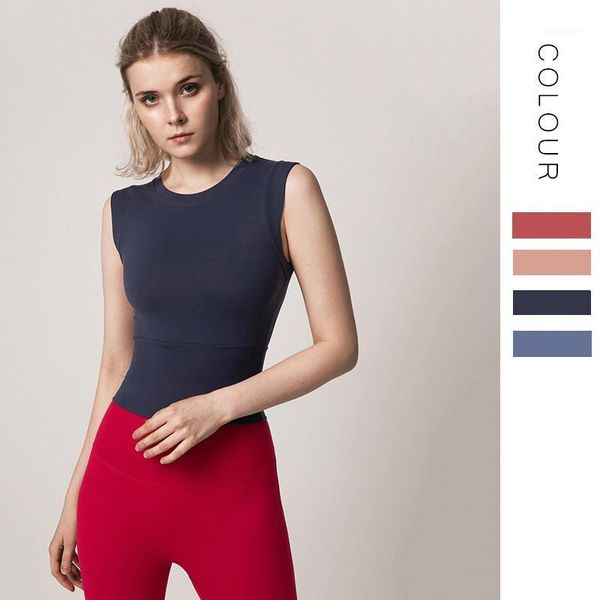 yoga outfits tight women's sports vest running fast dry fitness clothes with chest pads short sleeves summer 20211, White;red
yoga outfits tight women's sports vest running fast dry fitness clothes with chest pads short sleeves summer 20211, White;red