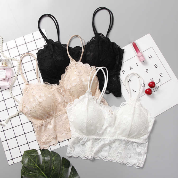 3Pieces/Lot Female Lace Strap Wrapped Chest Shirt Underwear Bras 2020 Fashion Women Bralette Bra Female Tops, Beige
3Pieces/Lot Female Lace Strap Wrapped Chest Shirt Underwear Bras 2020 Fashion Women Bralette Bra Female Tops, Beige