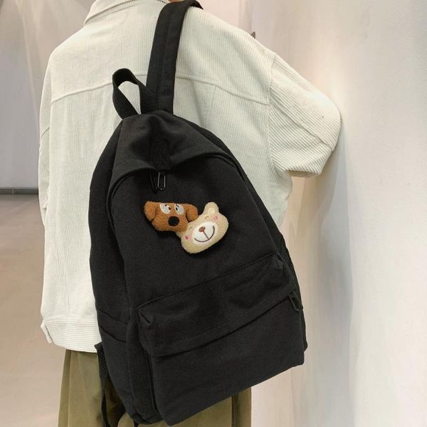 backpack women with pin solid color travel bag large shoulder teenage girl student school bagpack rucksack
backpack women with pin solid color travel bag large shoulder teenage girl student school bagpack rucksack