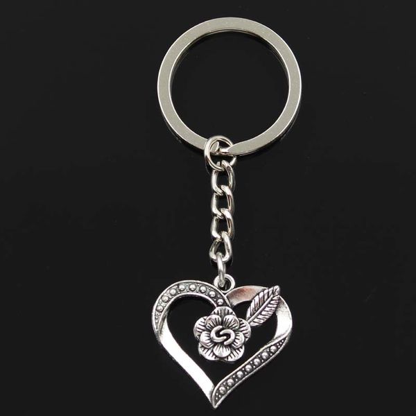 fashion keychain 28x28mm heart flower silver color pendants diy men jewelry car key chain ring holder souvenir for gift
fashion keychain 28x28mm heart flower silver color pendants diy men jewelry car key chain ring holder souvenir for gift