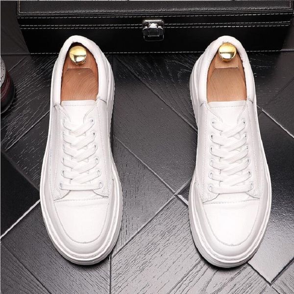 spring men's platform shoes sneakers casual flats lace-up loafers male prom shoes zapatos hombre da05, Black
spring men's platform shoes sneakers casual flats lace-up loafers male prom shoes zapatos hombre da05, Black