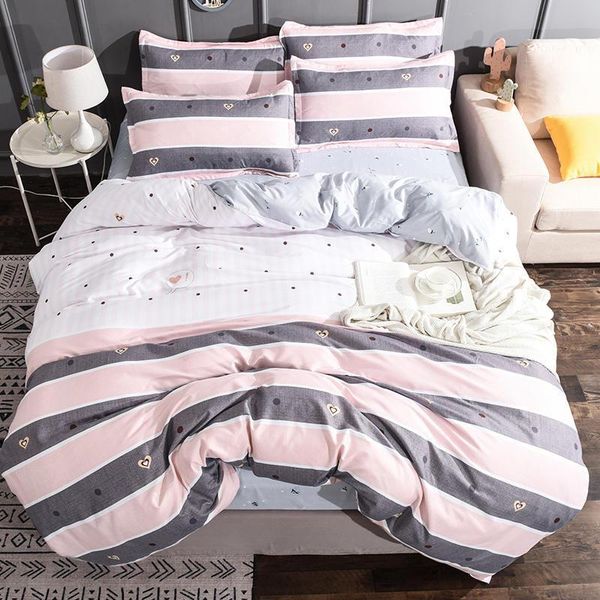 bedding set luxury pink stripe family set include bed sheet duvet cover pillowcase girl room decoration bedspread
bedding set luxury pink stripe family set include bed sheet duvet cover pillowcase girl room decoration bedspread