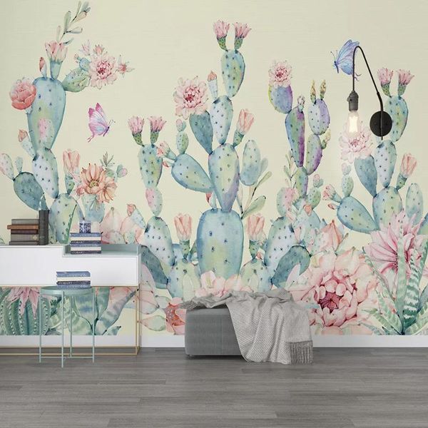 custom 3d wall mural modern hand-painted cactus p wallpaper living room bedroom home decor art wall painting papel de parede
custom 3d wall mural modern hand-painted cactus p wallpaper living room bedroom home decor art wall painting papel de parede