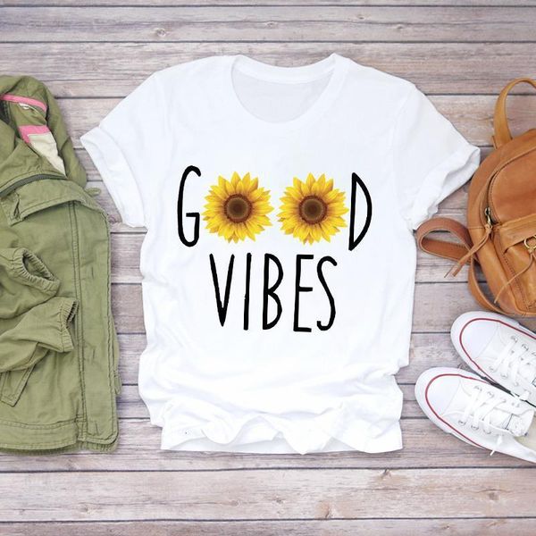 women sunflower letter fashion floral printing clothes summer shirt t-shirts t graphic female ladies womens tee t-shirt, White
women sunflower letter fashion floral printing clothes summer shirt t-shirts t graphic female ladies womens tee t-shirt, White
