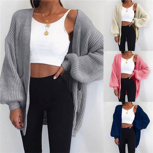 loose knitted cardigan sweater for women 2020 new loose open stitch sleeve autumn winter coat solid casual jumper plus size coat, White
loose knitted cardigan sweater for women 2020 new loose open stitch sleeve autumn winter coat solid casual jumper plus size coat, White