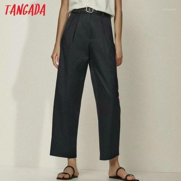 tangada fashion women navy suit pants trousers pockets office lady business pants pantalon 4c331, Black;white
tangada fashion women navy suit pants trousers pockets office lady business pants pantalon 4c331, Black;white