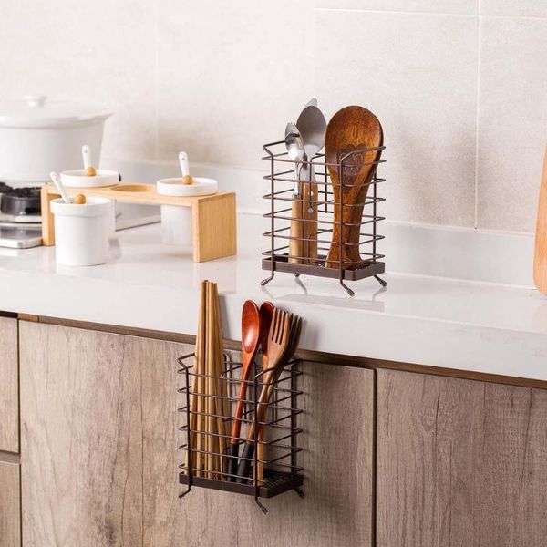 iron double grid chopsticks drain cage spoon fork storage rack cutlery organizer holder multifunction home kitchen accessories1
iron double grid chopsticks drain cage spoon fork storage rack cutlery organizer holder multifunction home kitchen accessories1