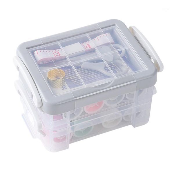 sewing kits multi-function sewing box set for hand quilting stitching embroidery thread accessories gray1, Black
sewing kits multi-function sewing box set for hand quilting stitching embroidery thread accessories gray1, Black