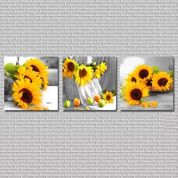paintings 3 piece canvas painting yellow sunflowers wall pictures for living room home decor prints art hy921
paintings 3 piece canvas painting yellow sunflowers wall pictures for living room home decor prints art hy921