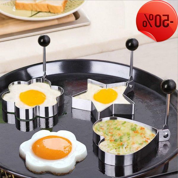 1pcs frying cooking tools stainless steel fried egg shaper pancake mould omelette mold gadgets kitchen accessories
1pcs frying cooking tools stainless steel fried egg shaper pancake mould omelette mold gadgets kitchen accessories