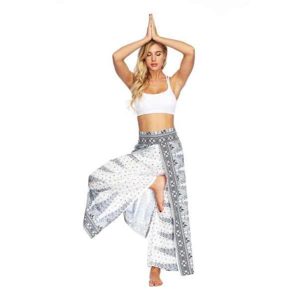 yoga outfits high waist loose bohemian summer pants side split wide leg trousers sport women leggings, White;red
yoga outfits high waist loose bohemian summer pants side split wide leg trousers sport women leggings, White;red