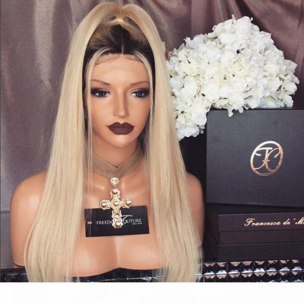 straight 1b 613 glueless full lace wigs remy human hair with baby hair ombre 1b 613 dark roots blonde for black women, Black;brown
straight 1b 613 glueless full lace wigs remy human hair with baby hair ombre 1b 613 dark roots blonde for black women, Black;brown