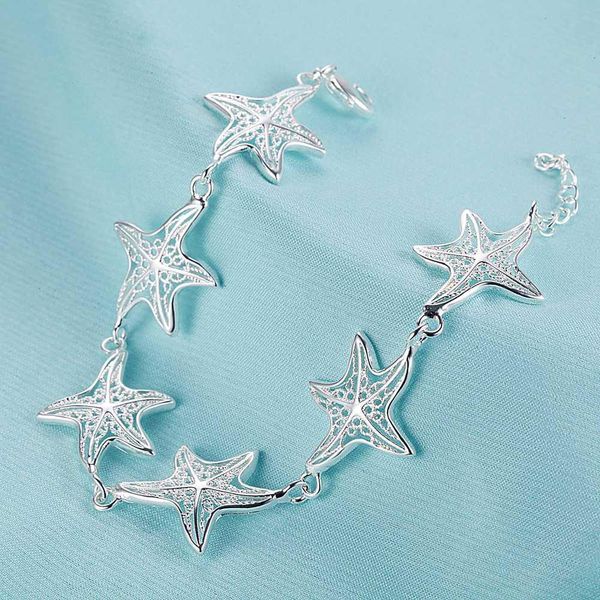 fine nice charms star fishstar silver color bracelets for women wedding fashion jewelry christmas gifts lh016 h bbynru, Black
fine nice charms star fishstar silver color bracelets for women wedding fashion jewelry christmas gifts lh016 h bbynru, Black
