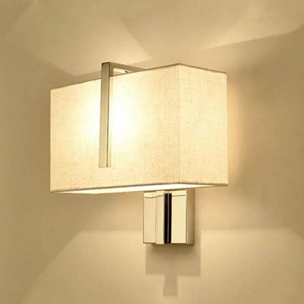 wall lamp stainless steel+beige fabric lampshade led rectangle el bedside stairs art decor sconces lighting fixture
wall lamp stainless steel+beige fabric lampshade led rectangle el bedside stairs art decor sconces lighting fixture