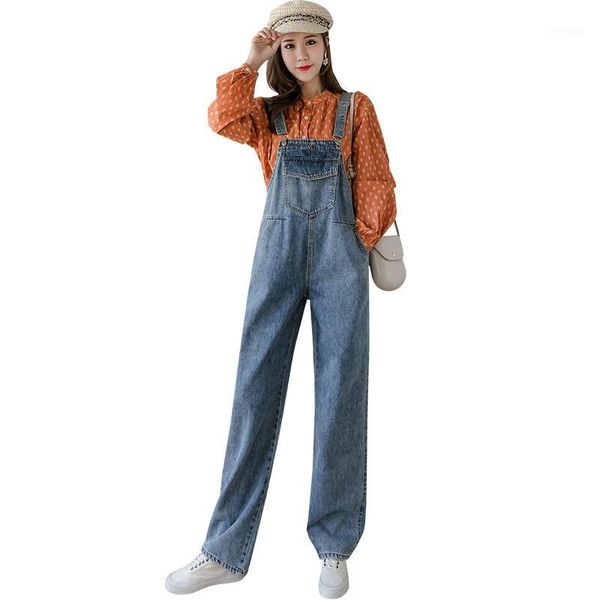 women's jeans girls large size denim overalls with pockets loose cotton jumpsuit1, Blue
women's jeans girls large size denim overalls with pockets loose cotton jumpsuit1, Blue