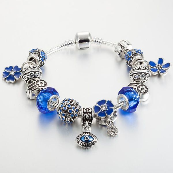 charm bracelets annapaer 2021 hamsa hand bracelet silver color evil eye pendant & diy bangles for women gift drop b16196, Golden;silver
charm bracelets annapaer 2021 hamsa hand bracelet silver color evil eye pendant & diy bangles for women gift drop b16196, Golden;silver