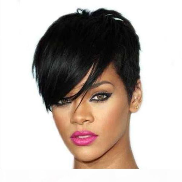 short pixie wigs for black women glueless brazilian virgin bob hairstyles pixie cut human hair wig none lacefront capless wig, Black;brown
short pixie wigs for black women glueless brazilian virgin bob hairstyles pixie cut human hair wig none lacefront capless wig, Black;brown