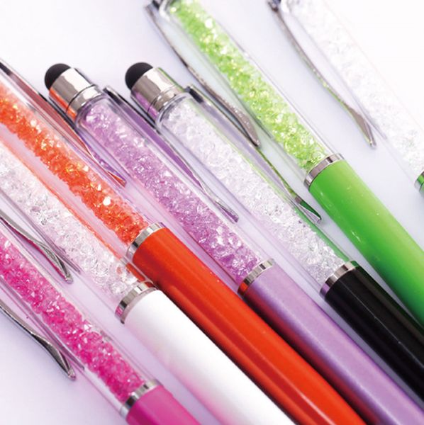 new fashion design creative crystal pen diamond ballpoint pens stationery ballpen stylus pen touch pen 10 colors, Blue;orange
new fashion design creative crystal pen diamond ballpoint pens stationery ballpen stylus pen touch pen 10 colors, Blue;orange