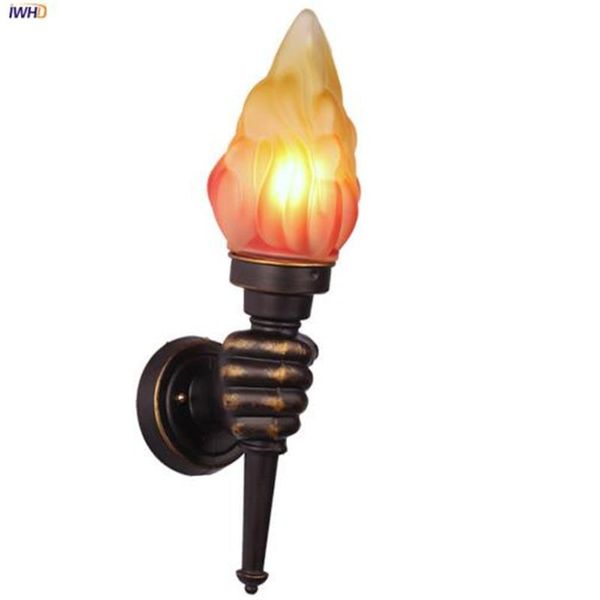 loft style wall lamp craetive iron torch glass lampshade ip44 outdoor light bathroom lights fixture wall sconce applique murale 
loft style wall lamp craetive iron torch glass lampshade ip44 outdoor light bathroom lights fixture wall sconce applique murale