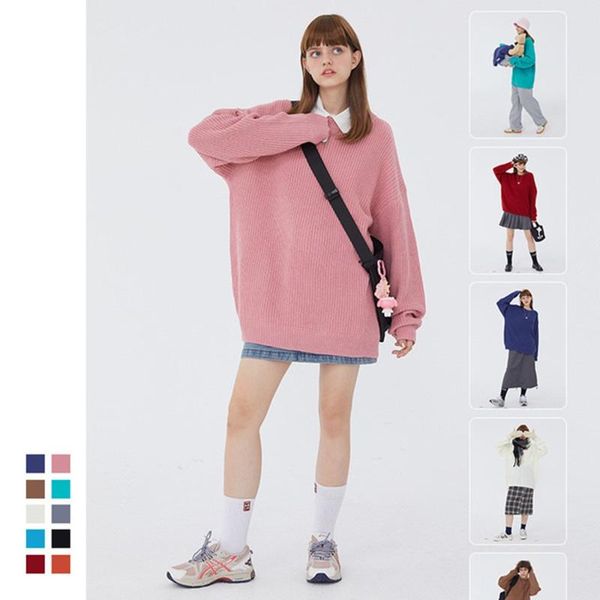 men's sweaters men sweater in multi color 2021 warm o-neck autumn knitted for couple oversized hip hop, White;black
men's sweaters men sweater in multi color 2021 warm o-neck autumn knitted for couple oversized hip hop, White;black
