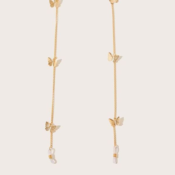 2020 gold color butterfly eyeglass chain non slip sunglasses cord reading glasses strap eyewear cord women's glasses accessories h bbyu
2020 gold color butterfly eyeglass chain non slip sunglasses cord reading glasses strap eyewear cord women's glasses accessories h bbyu